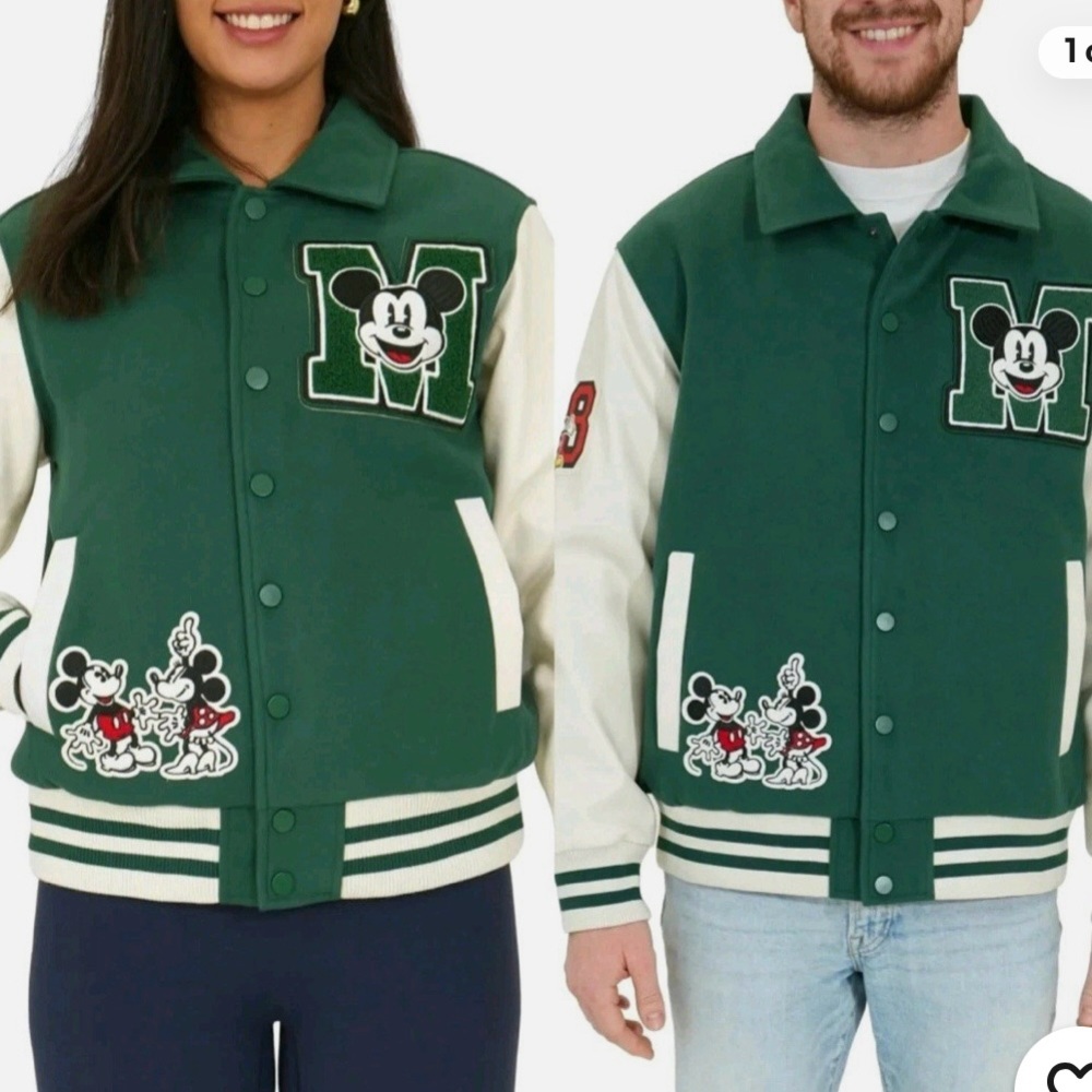Disney Adult Unisex Varsity Jacket